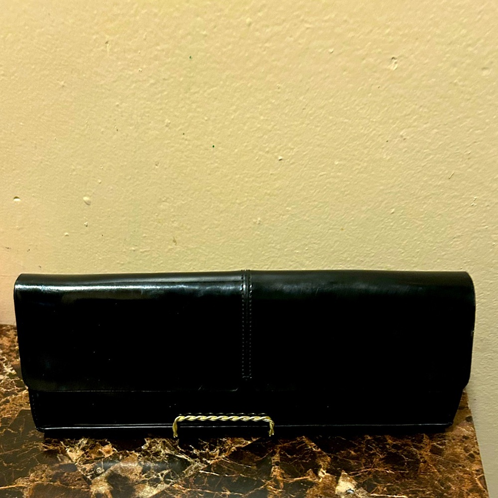 Alfani Black leather Clutch
